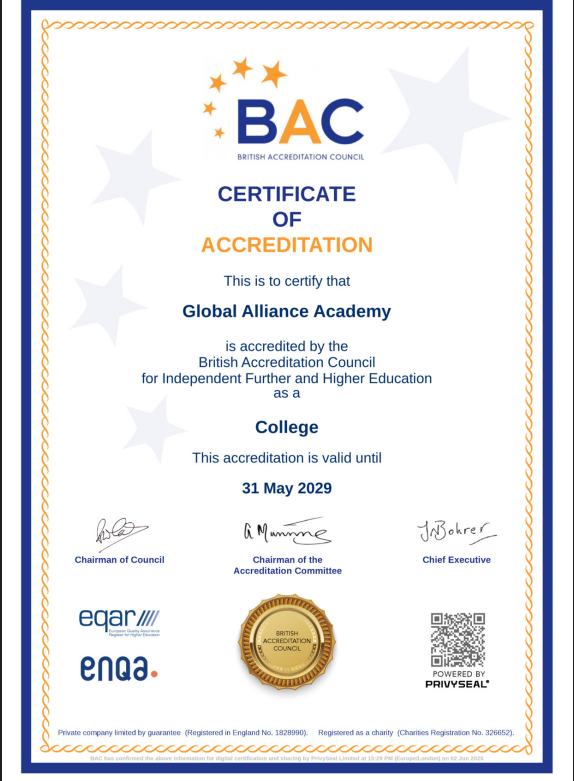 BAC certified